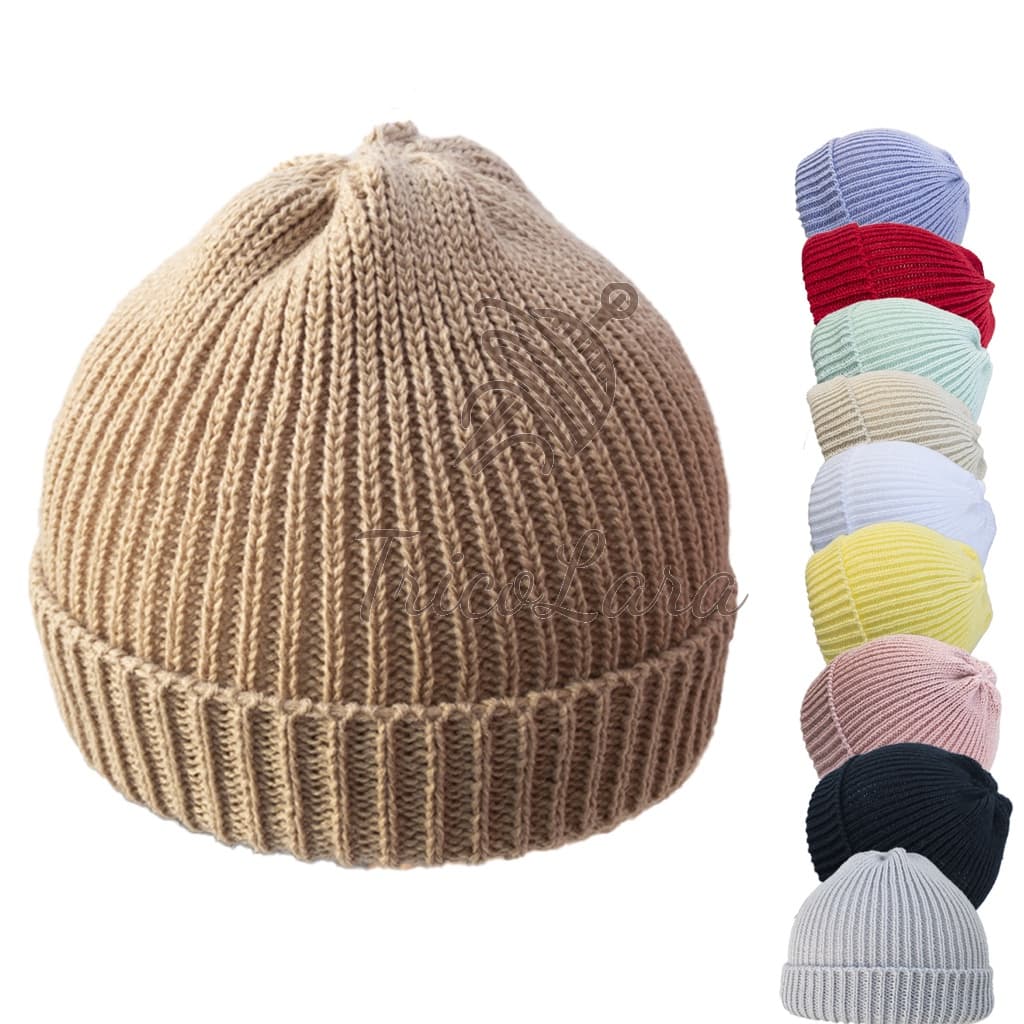 Gorro Touca Canelada Adulto Masculino Feminino Unissex