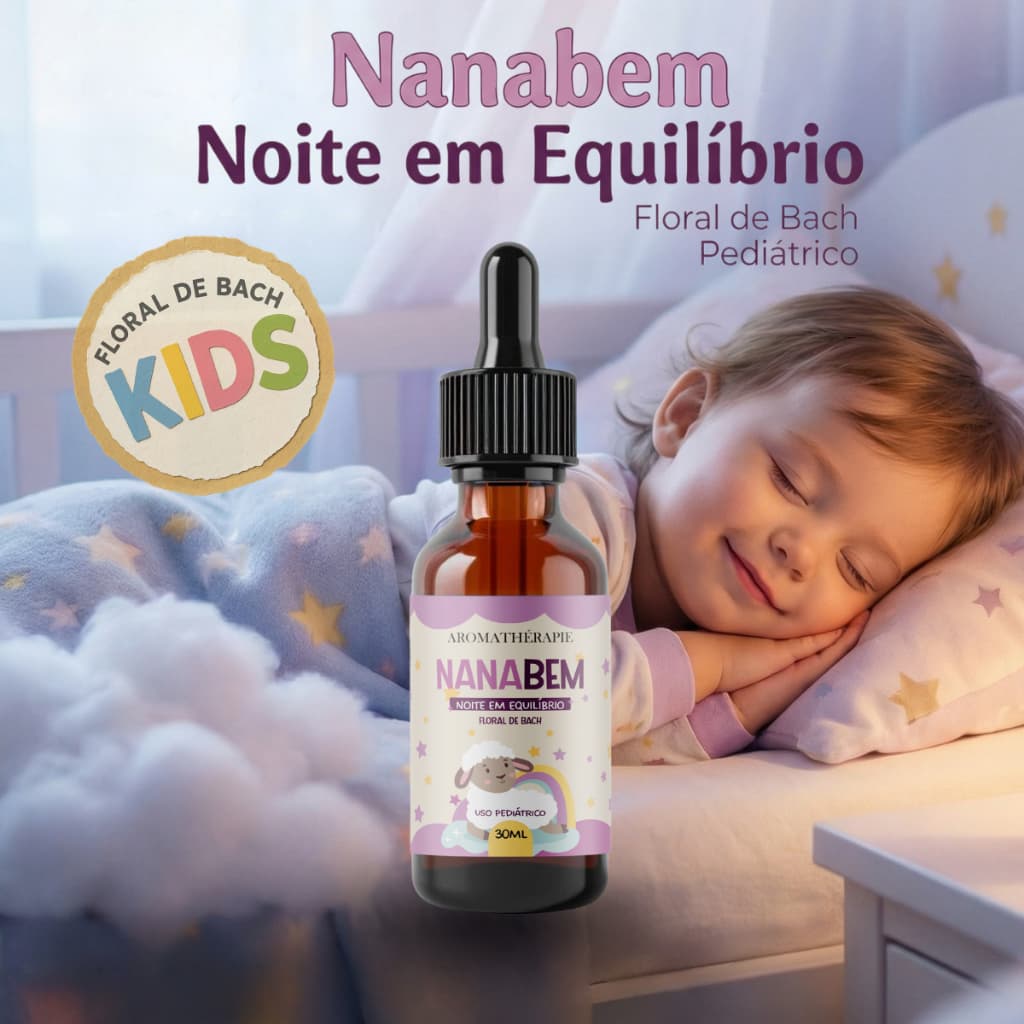 Floral Infantil Soninho Nanabem Kids Floral de Bach Aromathérapie 30ml