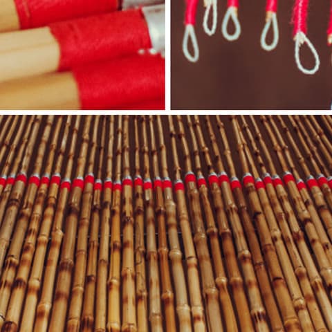 Vara de Pesca Bambu Encaixe de Duas Partes Ponta Grossa 2,00 mts Nº1 - 24 Unidades