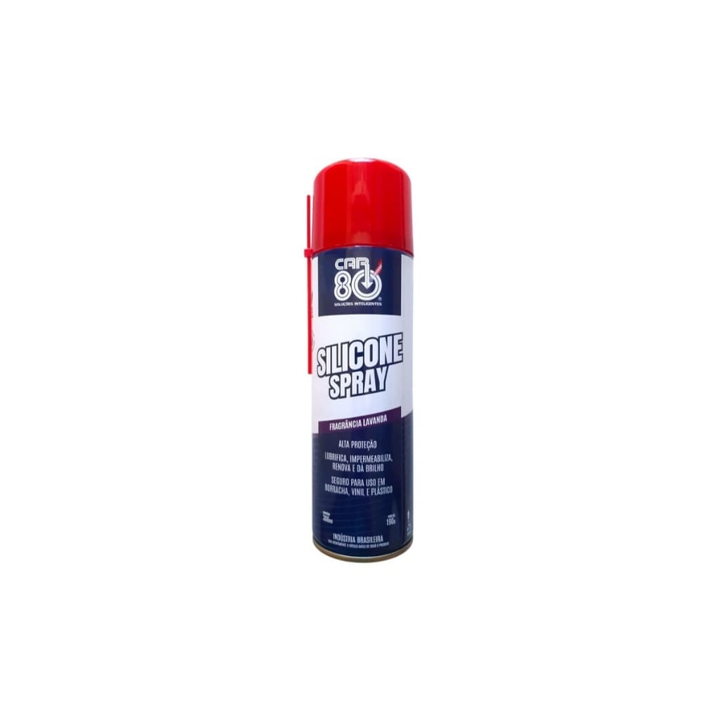 Silicone Spray e lubrificante car80 300ml vinil plástico couro borracha protege e renova da brilho em balões