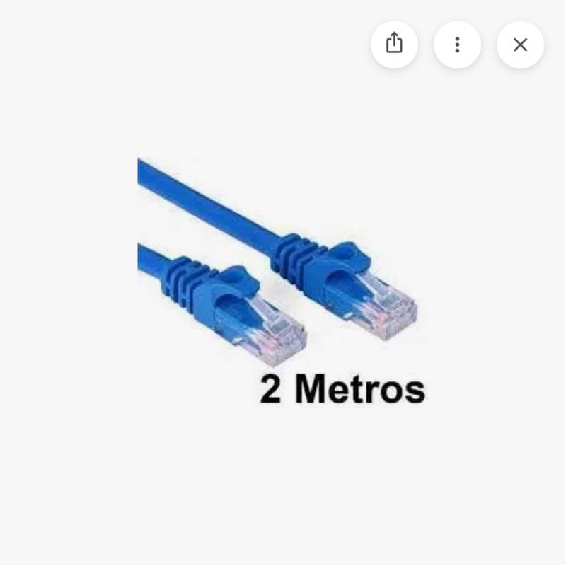 Cabo de Rede Rj45 Categoria 5e 2 Metros