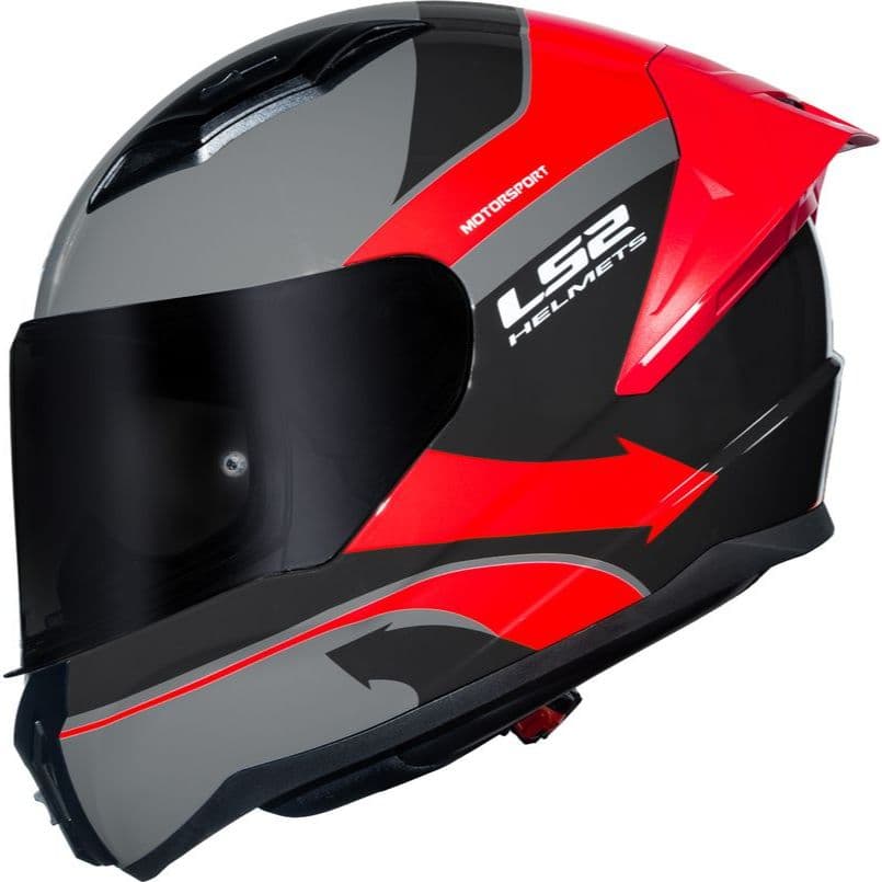 Capacete Fechado Ls2 Ff810 Vigo Vision Preto E Vermelho