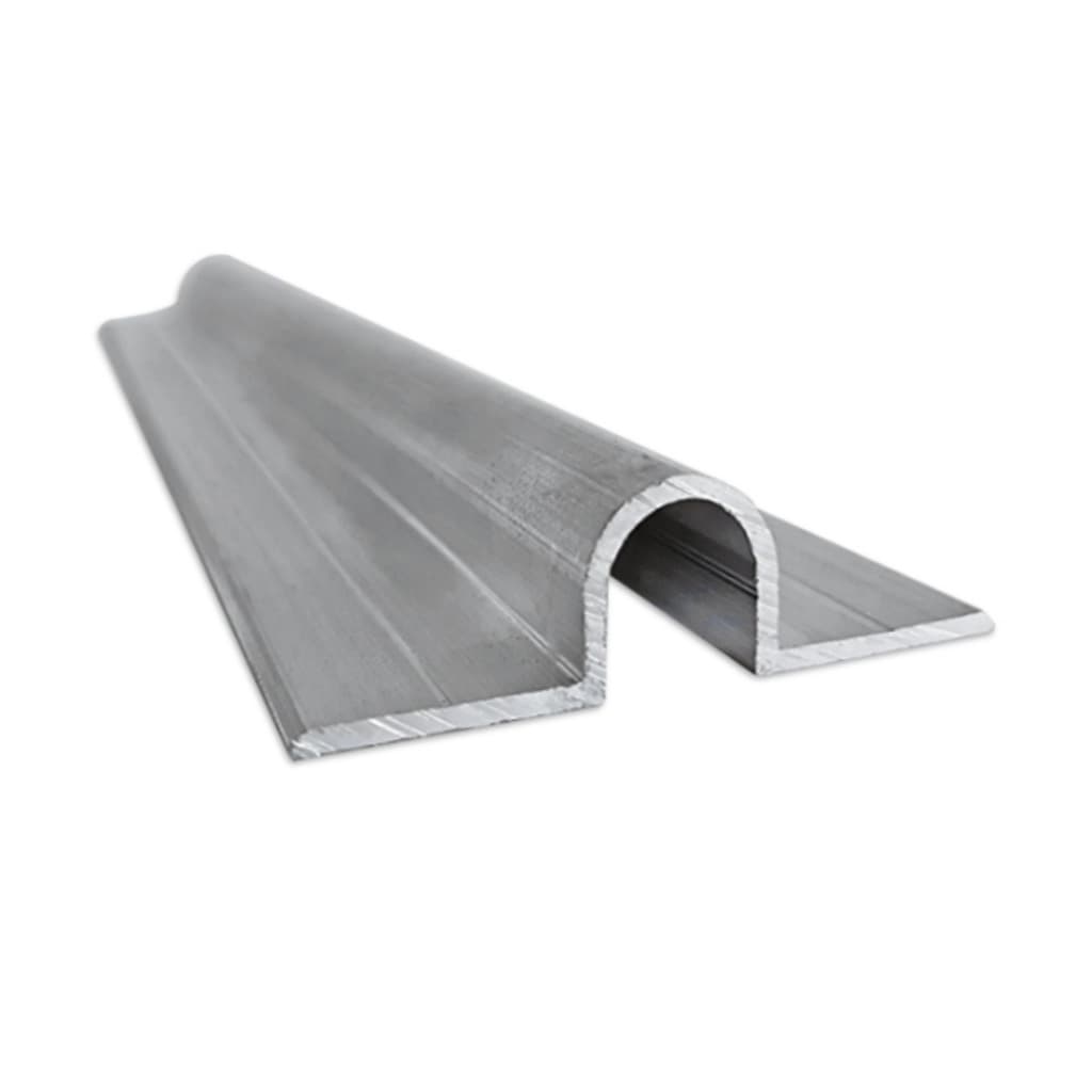 Trilho Portão De Correr Aluminio Parafusar 1 metro