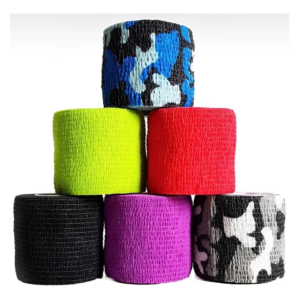 Kit 5 Rolos Tape Luggy Bug Fita Proteção Mãos Lpo 5X450CM CORES SORTIDAS