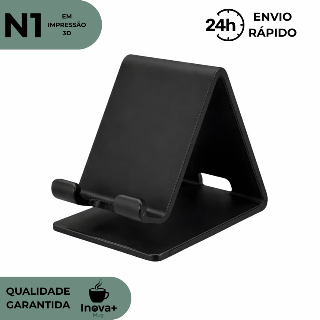 Suporte de Celular de Mesa Prático e Resistente | Ideal para Vídeos, Reuniões e Estudos