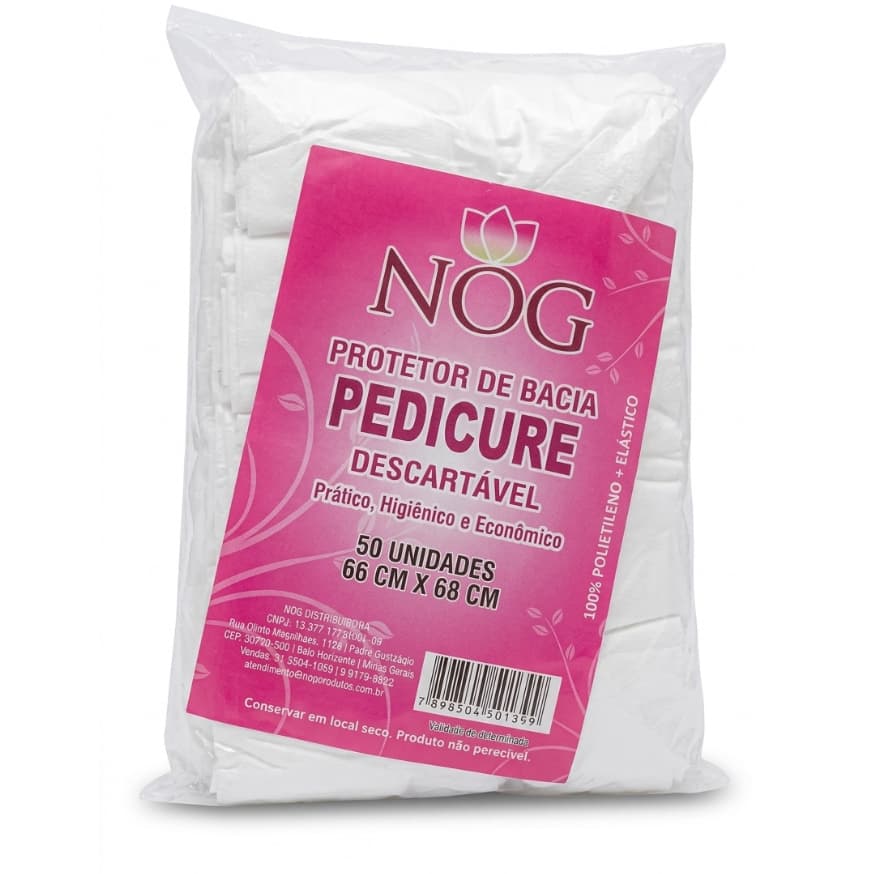 PROTETOR BACIA PEDICURE DESCARTÁVEL COM ELÁSTICO - NOG 66x68cm