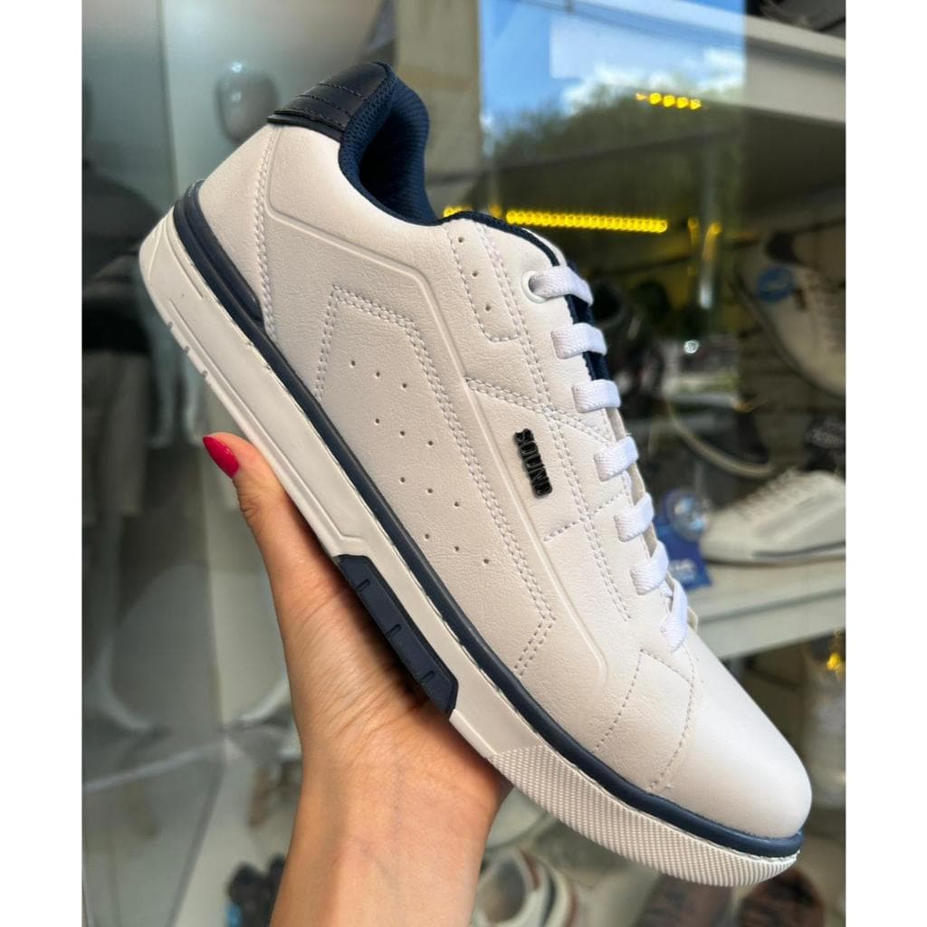 Spatênis Masculino Sound Shoes Calce Fácil Azul Marinho - Preto - Branco