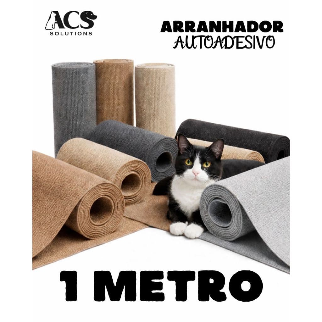 Arranhador Adesivo Premium: Sofá, Cama e Móveis Para Gato 100x50 cm - Protetor Pet