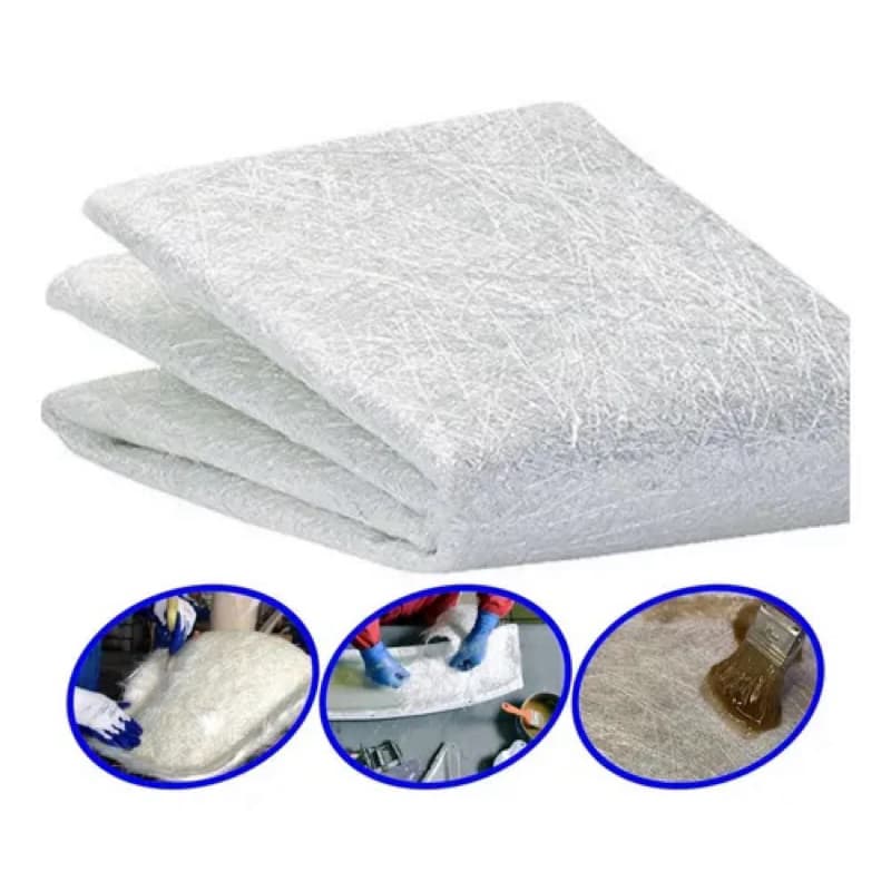 Manta de Fibra de Vidro 300g para Laminação e Reparo | Ideal para Resina, Barcos, Caixas e Funilaria