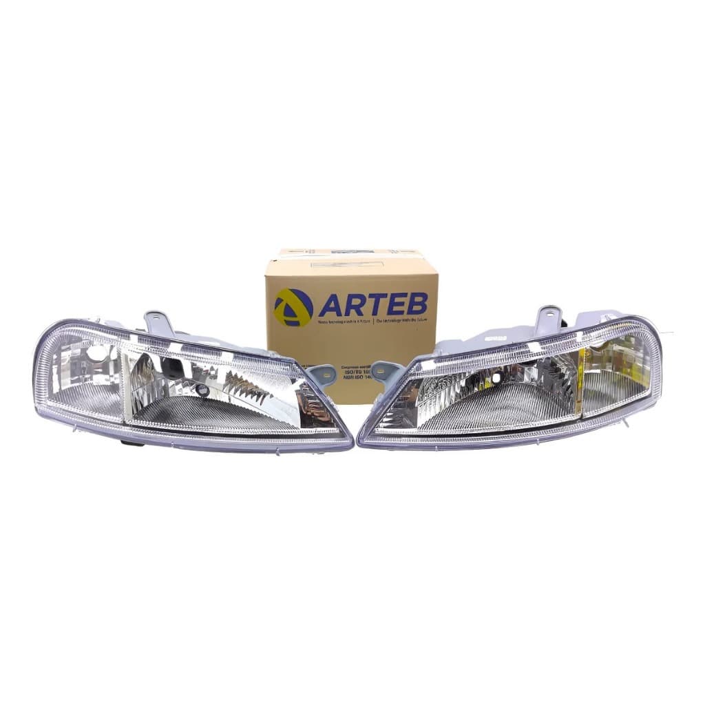 Farol GM Celta 2000 a 2005 Original Arteb Cromado