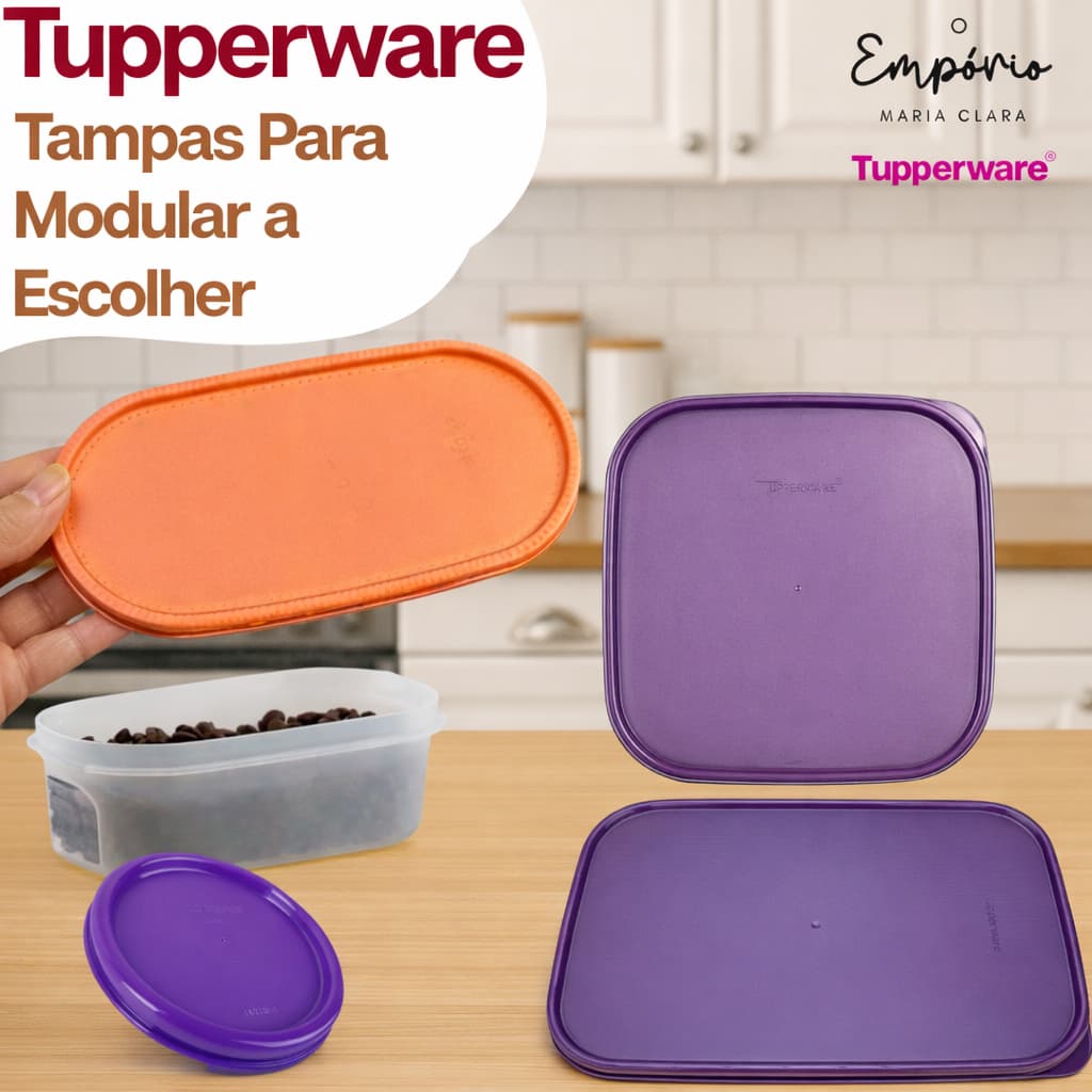 Tupperware Tampas Herméticas Modular Todos os tamanhos*
