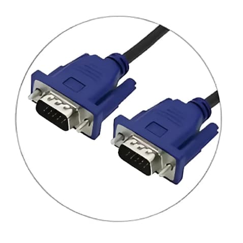 Cabo VGA 1,5m com Filtro Anti Interferência DB15 para Monitor PC Notebook Projetor