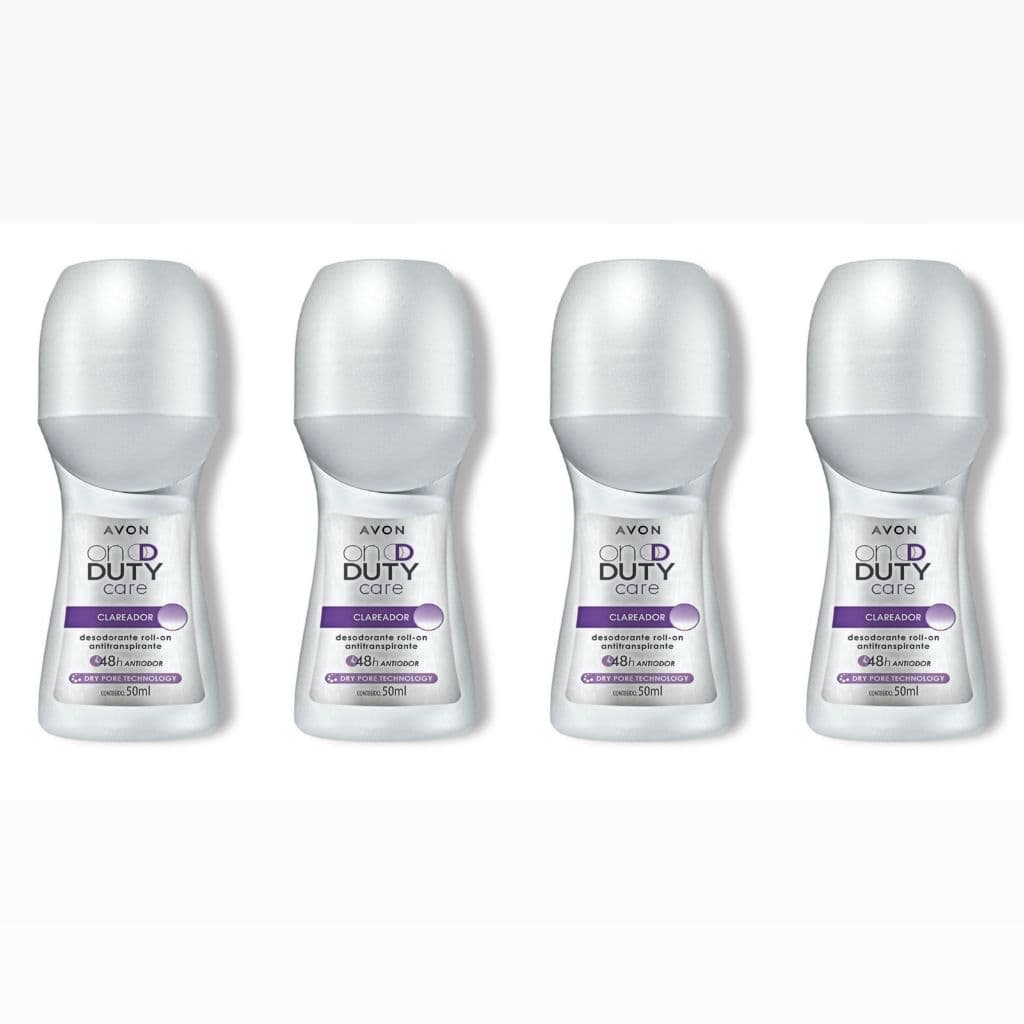 Roll On Avon On Duty Care Clareador (48 ml) Kit com 4/6/10 unidades- PRODUTO ORIGINAL