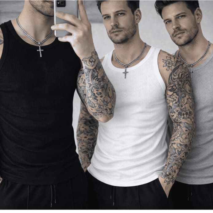 Kit 3 Regatas Caneladas Premium Masculina | Melhor Preço por Peça | Academia e Casual