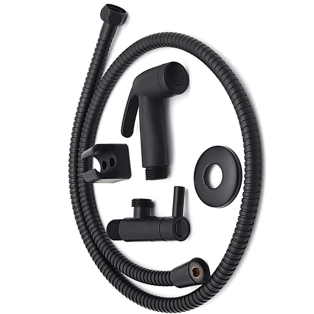 Kit Ducha Higienica Luxo ABS Acionamento 1/4 Volta Com Gatilho Para Banheiro 1.20m completa Luxo ABS Acionamento