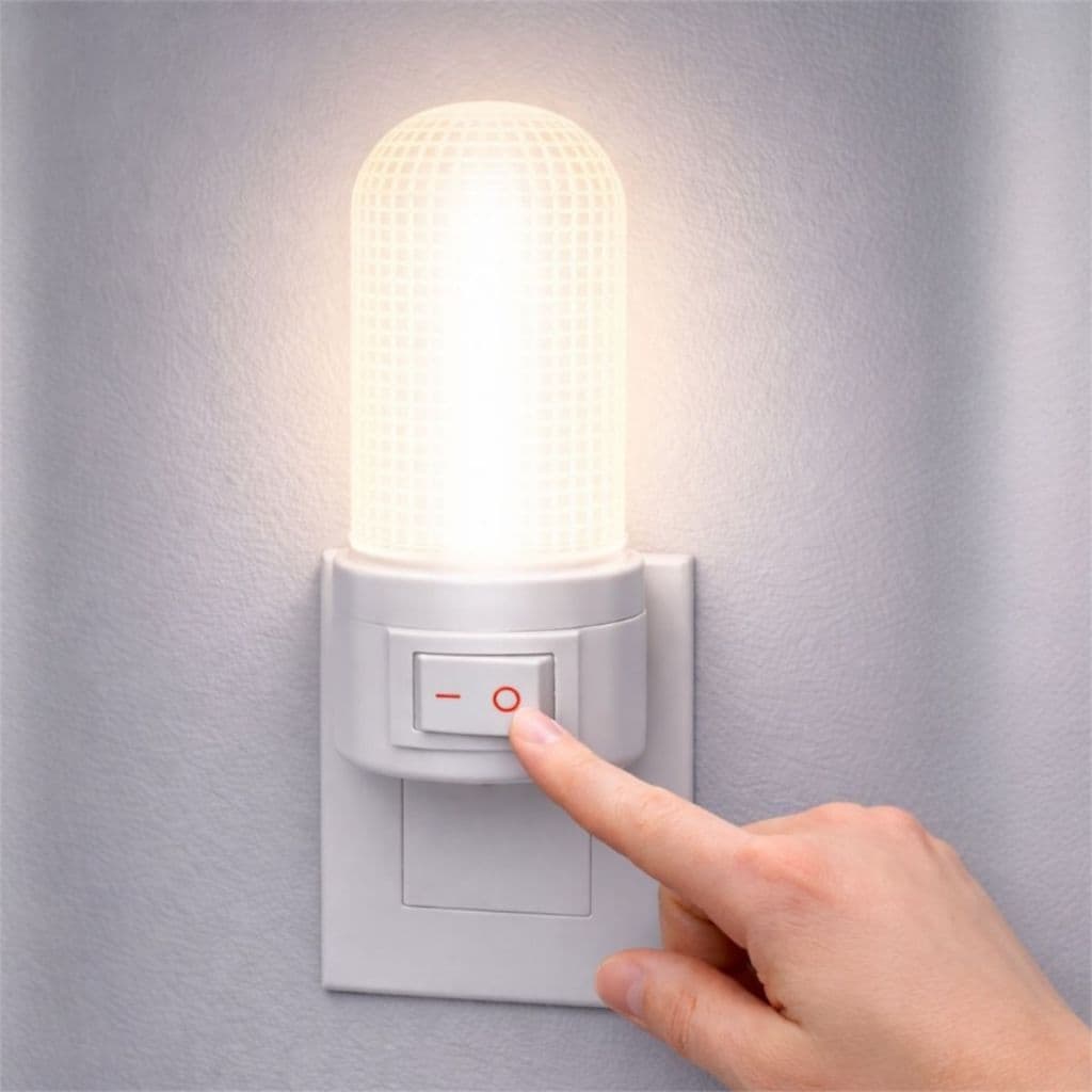 Luminária Led Mini Abajur De Tomada Luz Noturna Quarto Sala Criança Bebê Bivolt