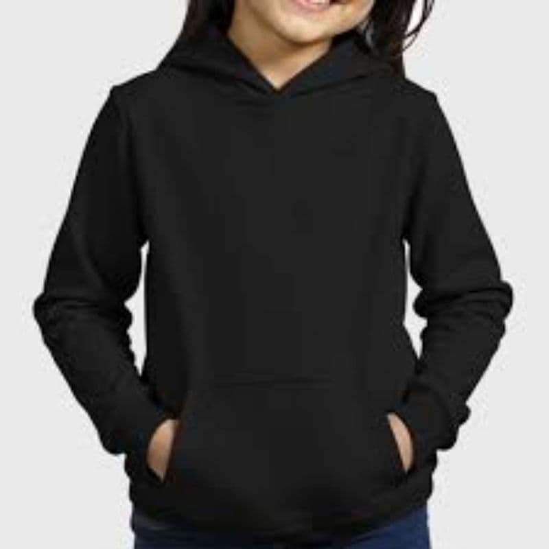 moleton infantil feminino,casaco feminino elegante,blusa de frio blusa de inverno criança preto .