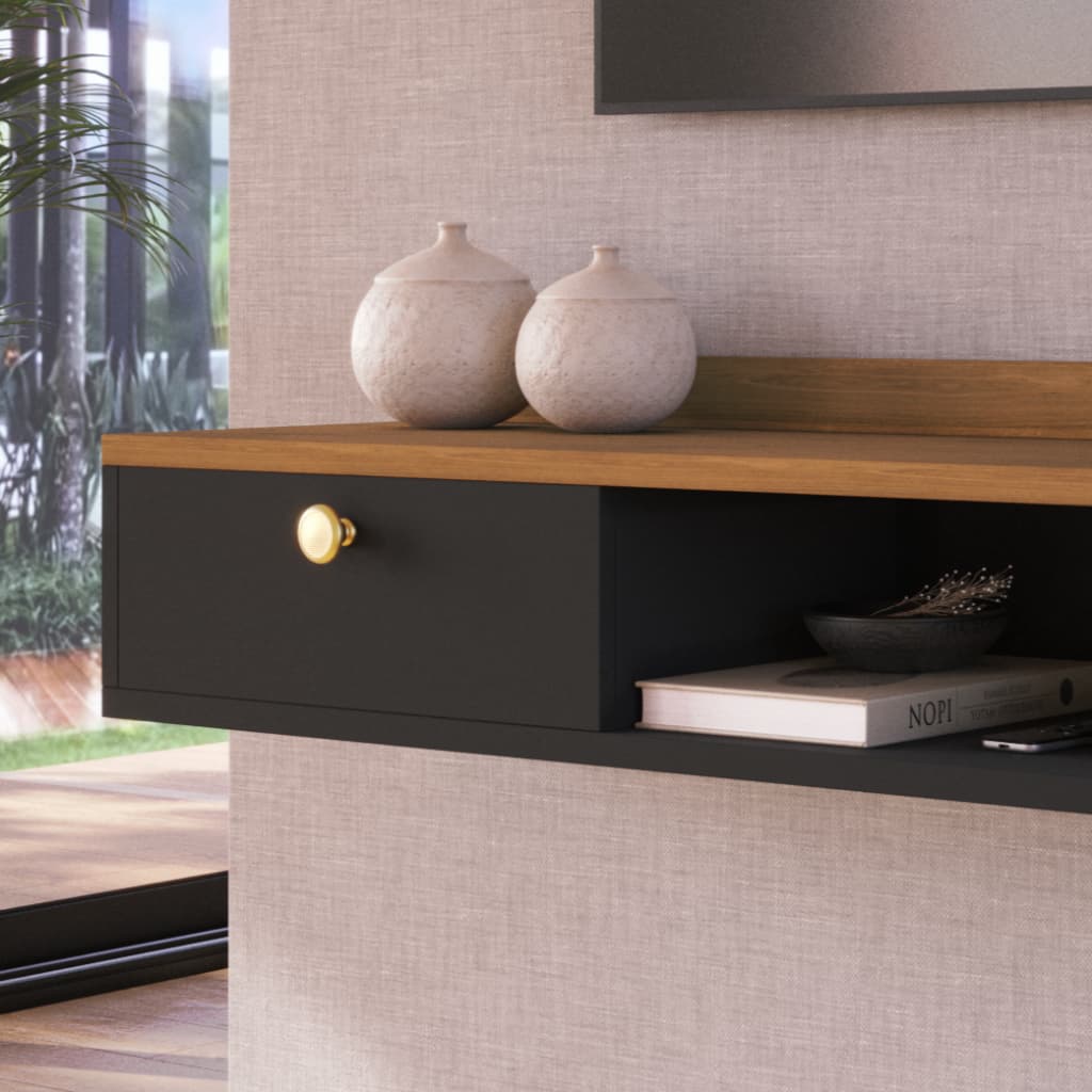 Rack Home Life Suspenso para TV com Nicho e Portas