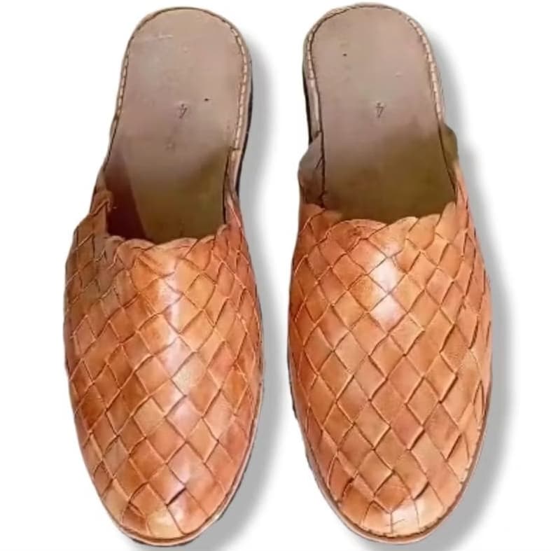 Mule babuche xagrim Sandália Couro masculina feminina