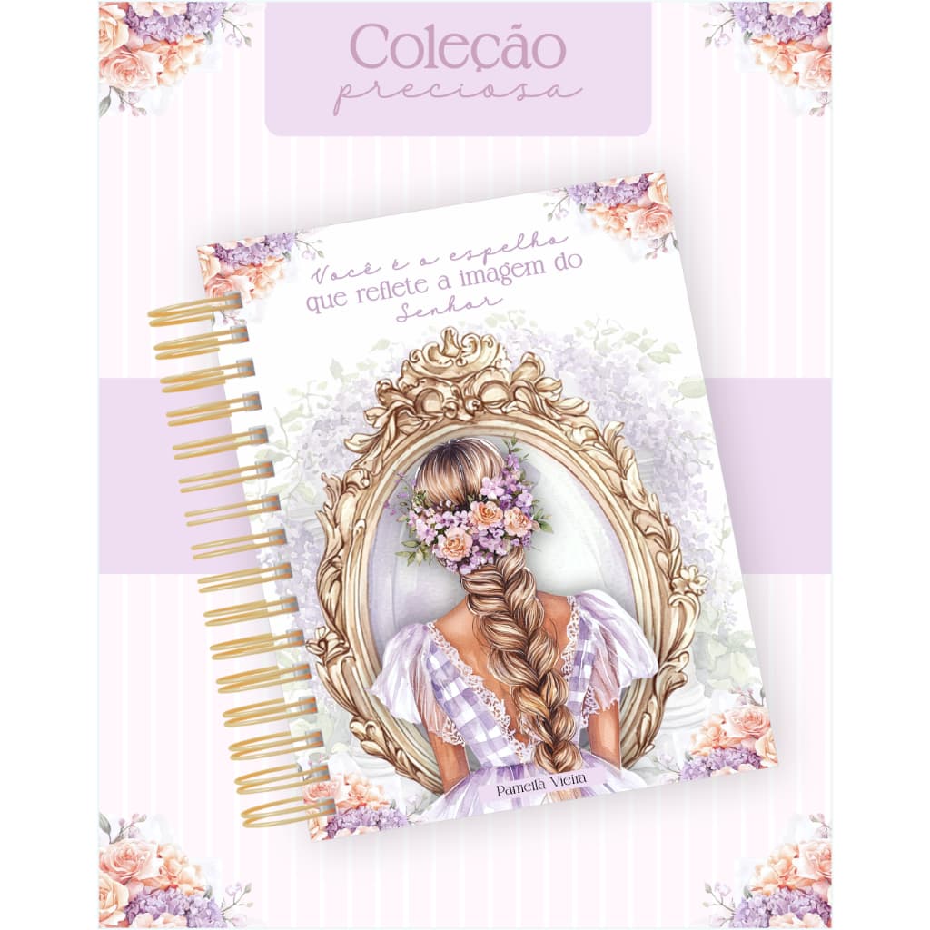COLEÇÃO PRECIOSA PERSONALIZADO – AGENDA + PLANNER + CANECA + BLOCO | PRESENTE FEMININO  EXCLUSIVO