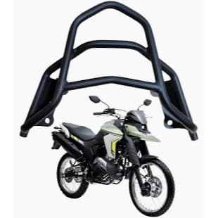 BAGAGEIRO CHURRASQUEIRA SUPORTE BAU XTZ 250 LANDER 2019 A 2024 METALX REFORÇADO