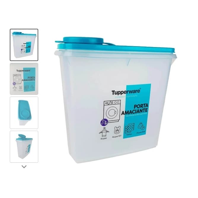 Tupperware Porta Amaciante 2,5 litros Multiuso