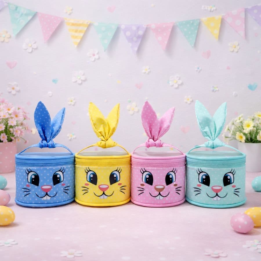 Frasqueira Páscoa Coelhinho Personalizada |  Presente Infantil Lembrança | Capacidade de 10 bombons