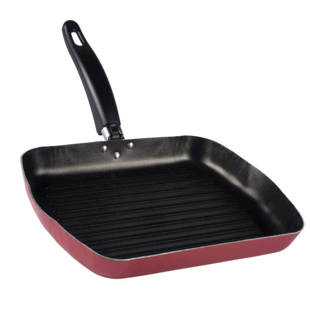 Frigideira Bifeteira Grill Antiaderente Ipanema Cereja Nacional