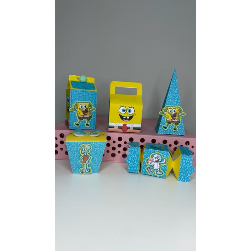 Kit Festa Bob Esponja Personalizado | Lembrancinhas | decoração