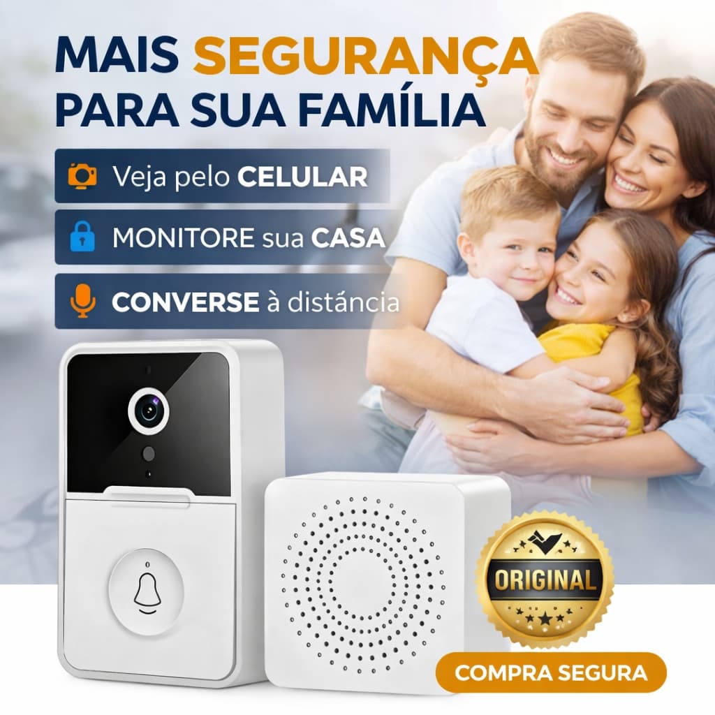 📷 Interfone com Áudio | Monitoramento pelo Celular