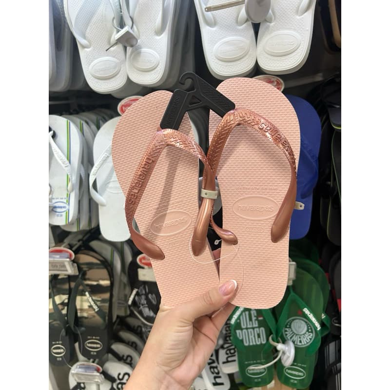 Havaianas Top Chinelo Original Rosa Ballet Unissex Feminino Masculino Confortável Pares - Casual Dia a Dia