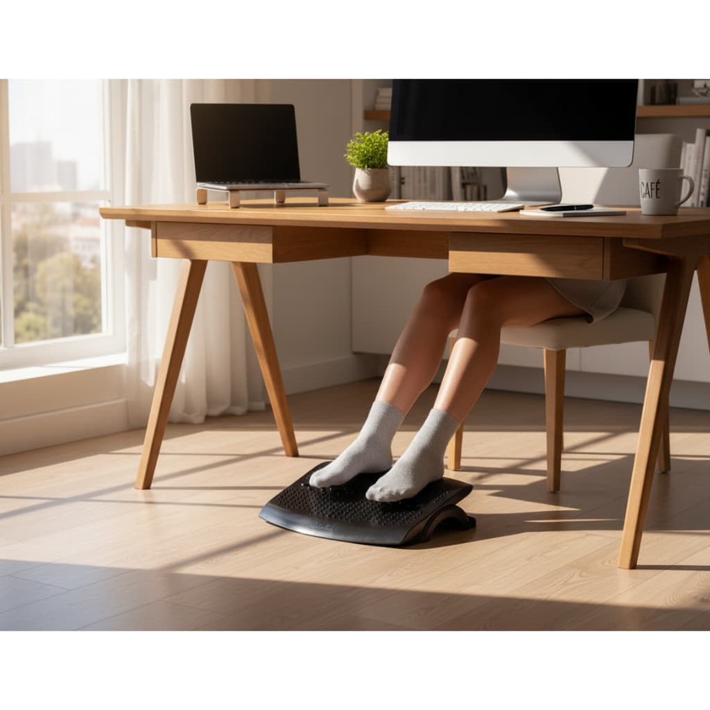 Apoio Ergonômico para os Pés Ajustável