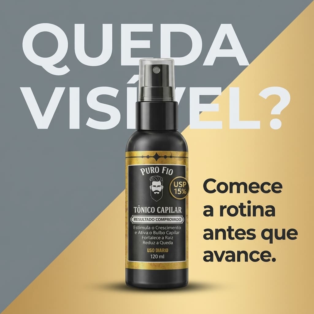 Tônico Capilar 15% Anti Queda Serum de Crescimento Poderoso Barba Cabelo Sobrancelha Bigode Kit a