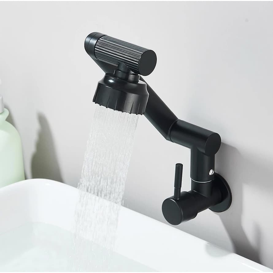 SOLIDO 1080 ° Torneira De Braço Robótico Para Cozinha Chuveiro Banheiro Do Aerador Dois Modos