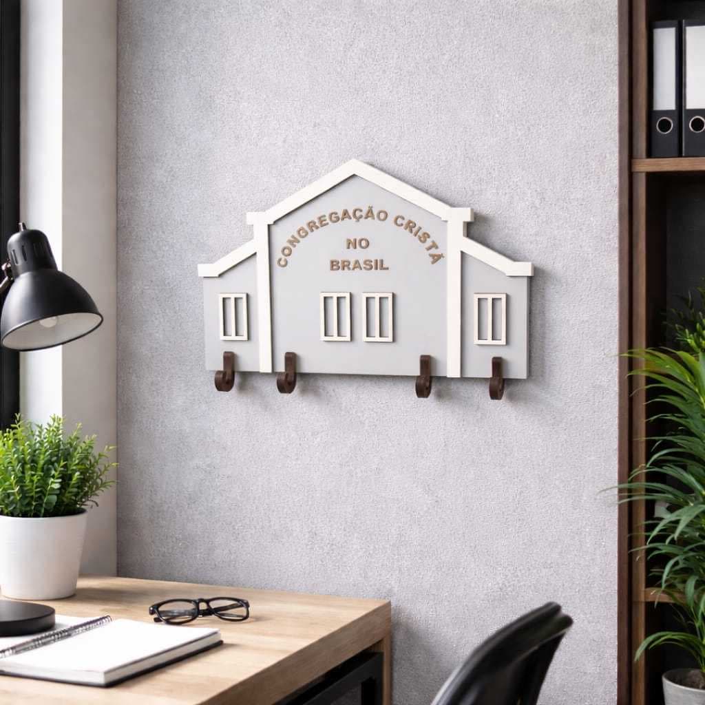 Porta chaves ccb em mdf , presente, decoração