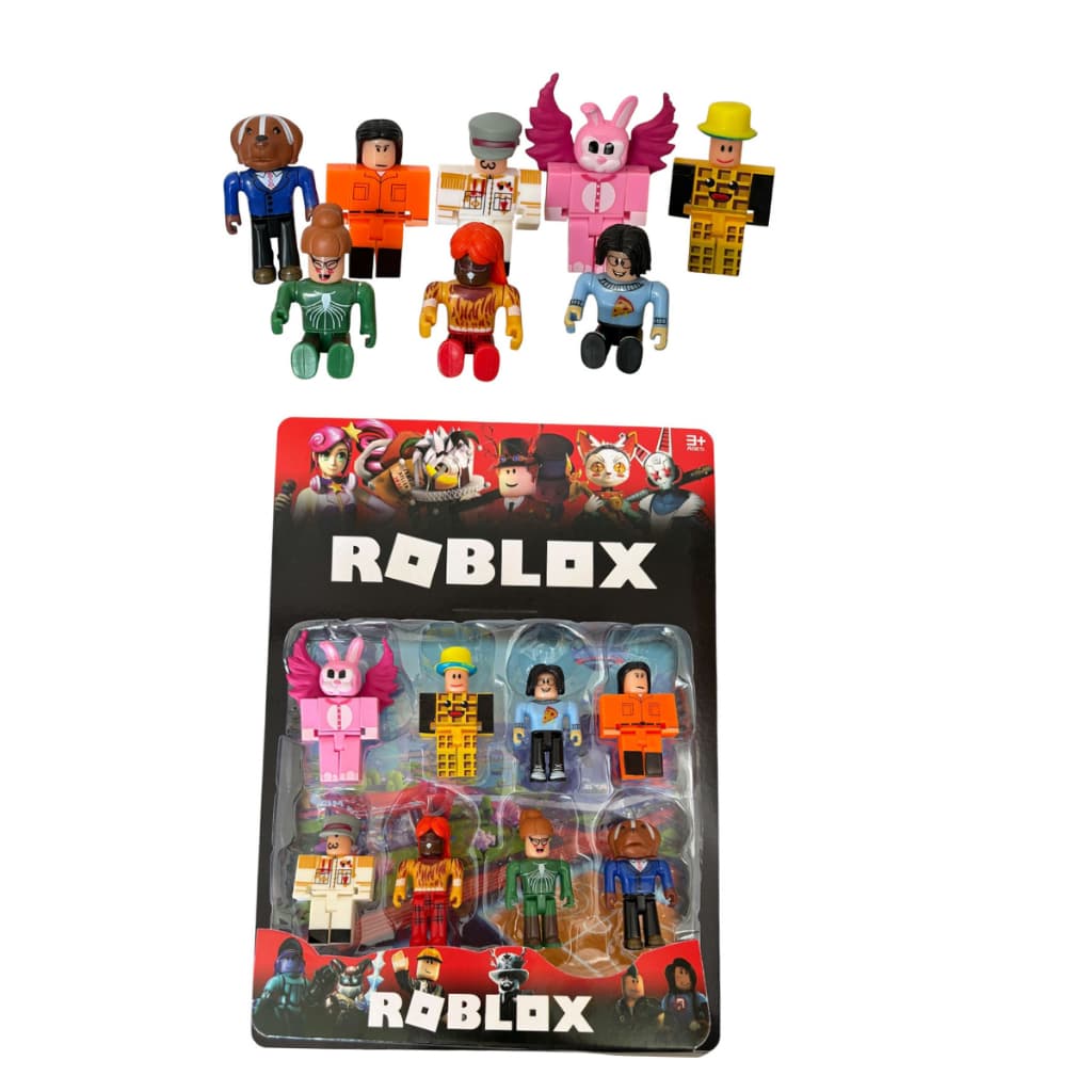 Bonecos Roblox Com 8 Personagens/ Brinquedo Infantil