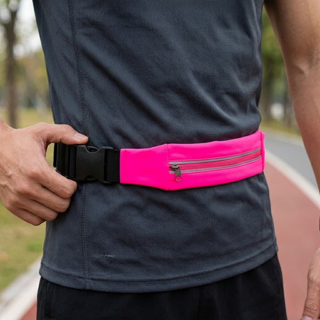 Allmini - Pochete Esportiva Fina Pochete Fitness Corrida Academia Porta Celular à prova da água