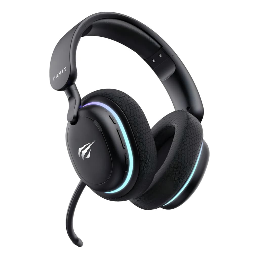 Headset Gamer Havit Fuxi-h7, Bluetooth, Rgb, Cor Preto