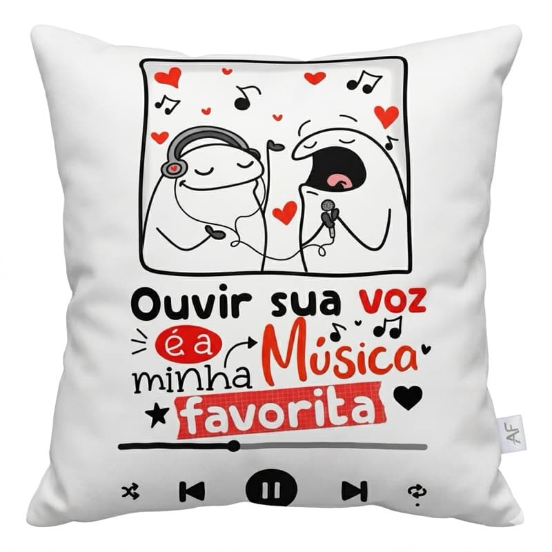 Capa de Almofada Amor 45x45 Decorativa Dia dos Namorados