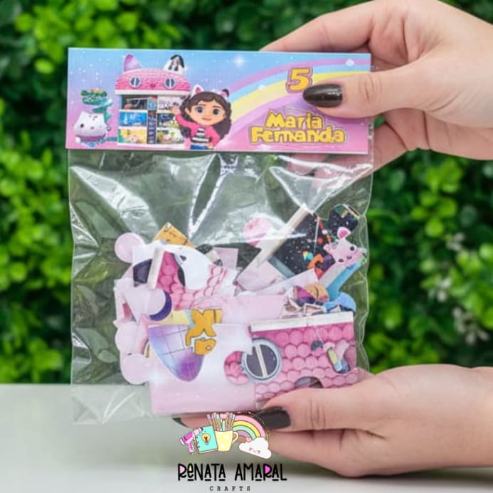 Personalizados  jogo Quebra-Cabeça A Casa Mágica da Gabi - 30 Peças