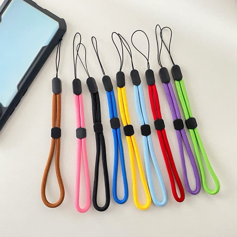 Cordão pra mão Nylon Tecido  Para Celular Pen Drive Alça de Dedo Pulso de Mão Ajustável Usb Crachá