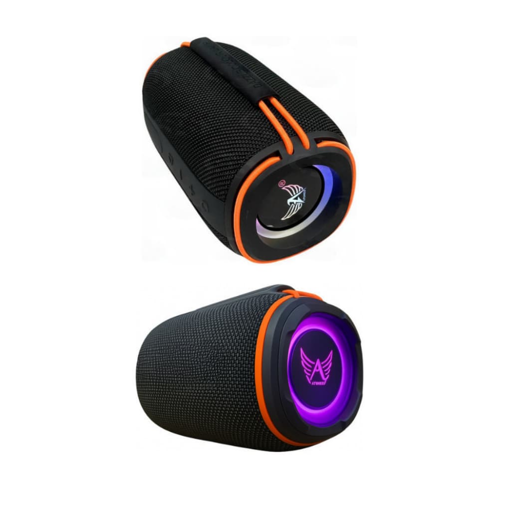 Caixa De Som Bluetooth Portátil Potente Pendrive Prova Agua Led Premium