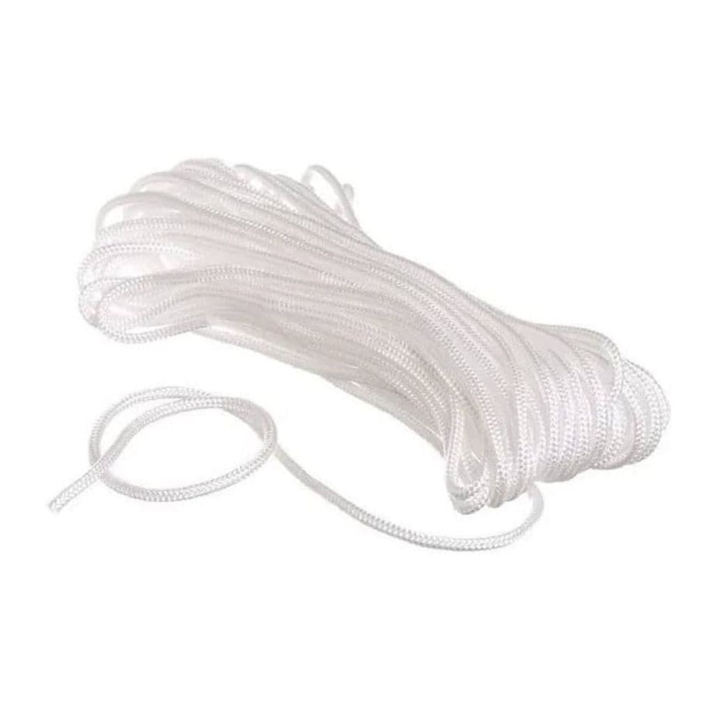 Corda Polipropileno 3mm 30m Trançada Resistente Para Varal Quintal Camping Multiuso RGsegurity