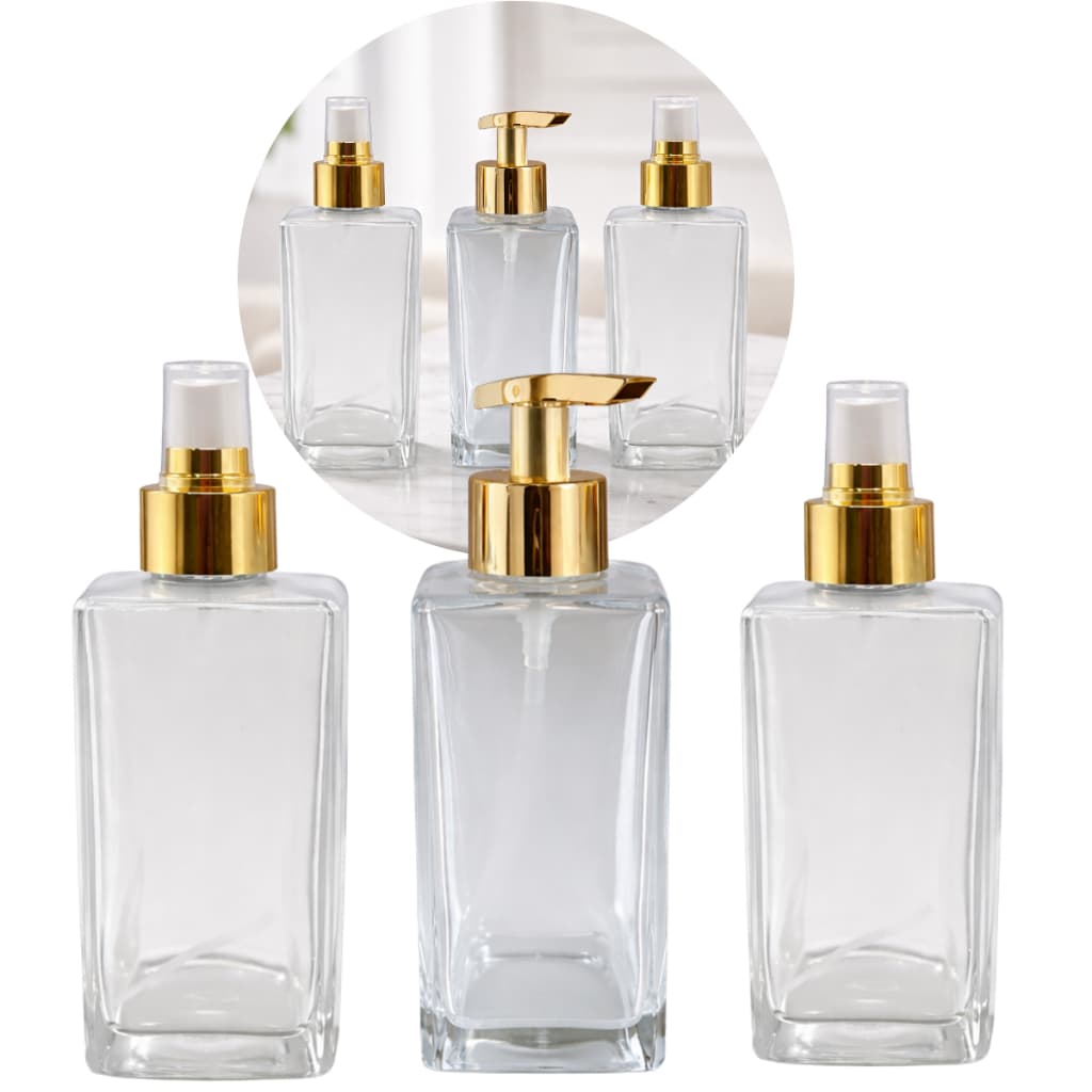 Kit de 03 Frascos Lunar com Home Spray e Sabonete liquido ou Alcool ou