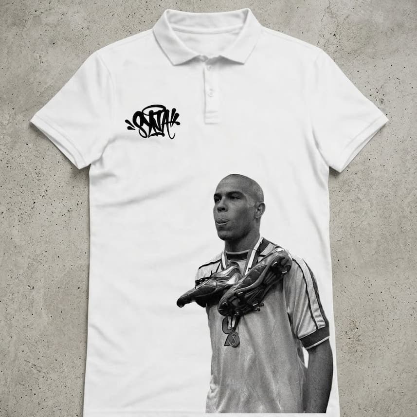 Camisa Polo Unissex Fenômeno chuteira em algodão