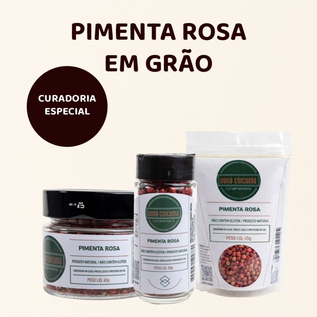 Pimenta Roa em Grão 100% Natural | Temperos e Especiarias – Dona Cúrcuma