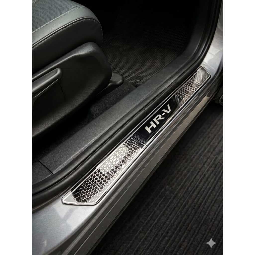 Soleira HR-V Premium Honda HRV Resinada Preto Proteção Porta Carro Alta Durabilidade 4 Peças