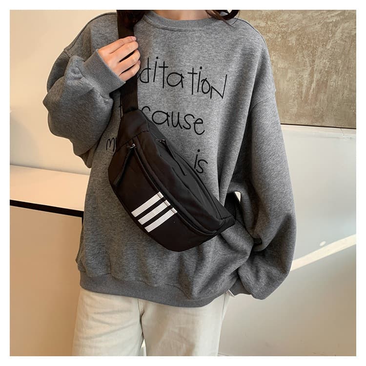 Pochete Crossbody Esportiva Unissex Grande Capacidade Impermeável Academia Viagem Casual Ajustável 307