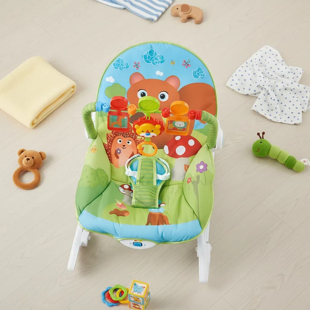 Cadeira Cadeirinha Bebê Descanso Vibratória Musical Até 18kg