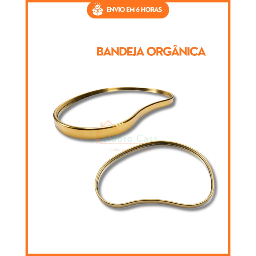 Bandeja Orgânica Decorativa